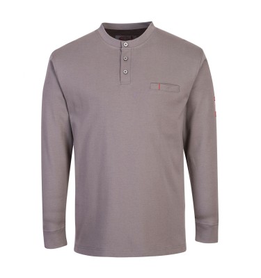 Bizflame Knit FR Long Sleeve Henley