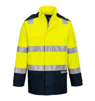 Bizflame Rain+ Hi-Vis Multi-Norm Contrast FR Jacket