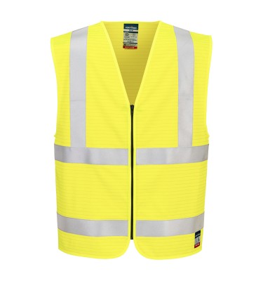 Bizflame Hi-Vis FR Zip Vest