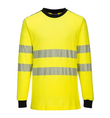 PW3 Modaflame Knit Hi-Vis FR Long Sleeve T-Shirt