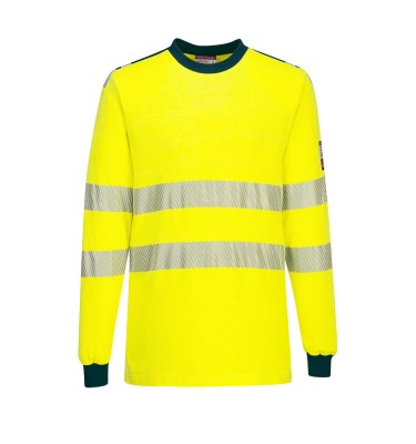 PW3 Modaflame Knit Hi-Vis FR Long Sleeve T-Shirt
