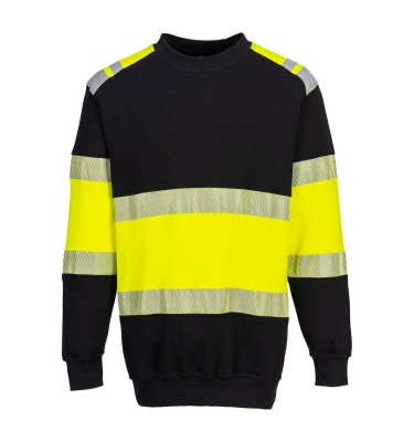 PW3 Modaflame Knit Hi-Vis Class 1 FR Sweatshirt