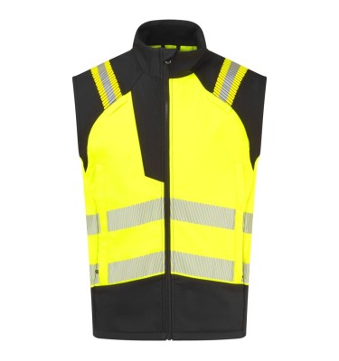 PW3 Modaflame Softshell Hi-Vis FR Gilet