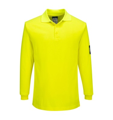 Modaflame Knit FR Long Sleeve Polo Shirt