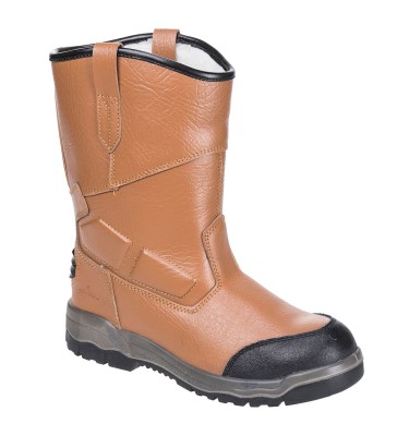 Steel Action Leather Rigger Boot S3 CI SRC