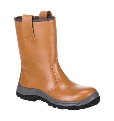Steel Action Leather Rigger Boot S1P HRO SRC CI