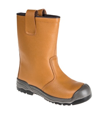 Steel Action Leather Rigger Boot S1P SR