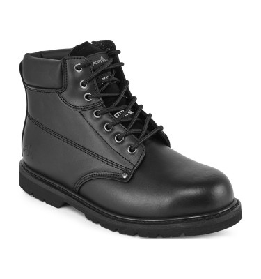 Steel Action Leather Ankle Boot SBP HRO