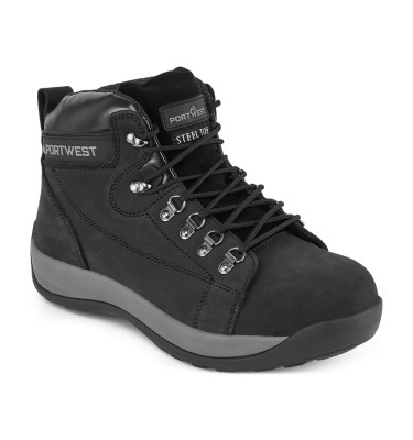 Steel Nubuck Leather Mid Boot SB HRO