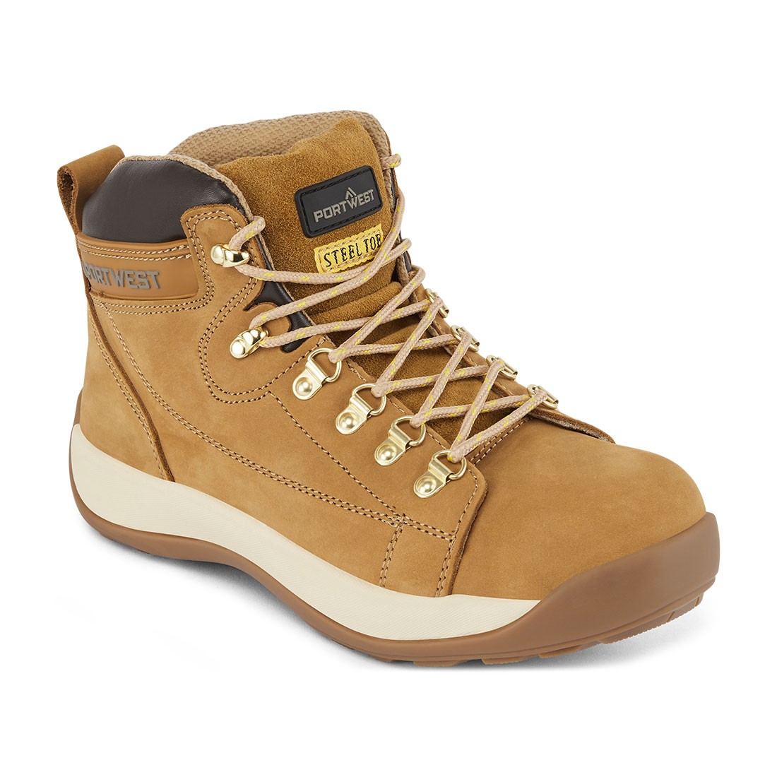 Steel Nubuck Leather Mid Boot SB HRO