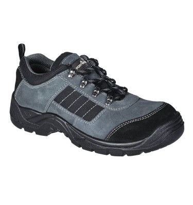 Steel Cow Suede Leather Low Shoe S1P SR