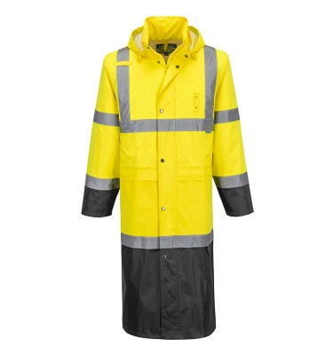 Hi-Vis Contrast Raincoat 122cm