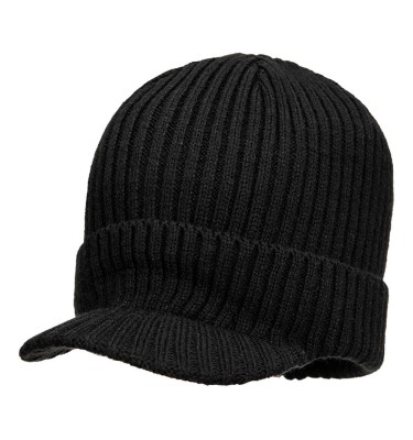 Beanie Hat with Peak