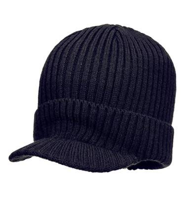 Beanie Hat with Peak