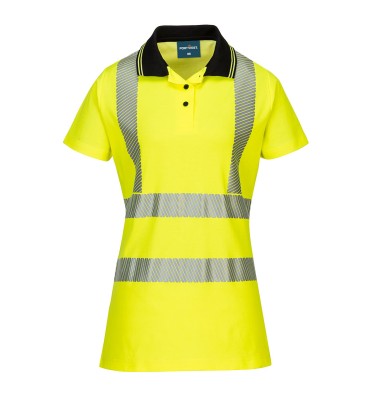 Hi-Vis Women's Cotton Comfort Pro Polo Shirt S/S