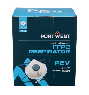 Moulded FFP2 Valved Respirator (Pk10)