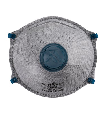 FFP2 Carbon Valved Dolomite Respirator (Pk10)