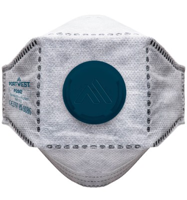 EAGLE FFP2 Valved Carbon Fold Flat Respirator (Pk10)