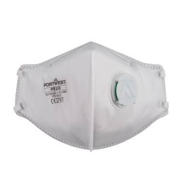 FFP3 Valved Dolomite Fold Flat Respirator (Pk3)