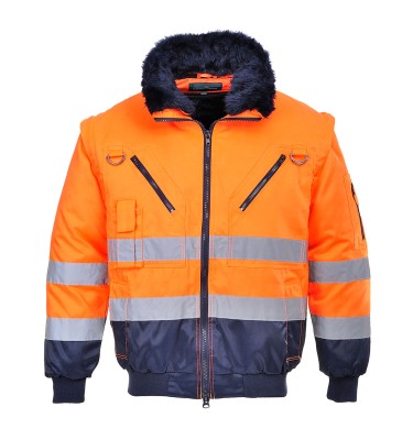 Hi-Vis 3-in-1 Contrast Pilot Jacket