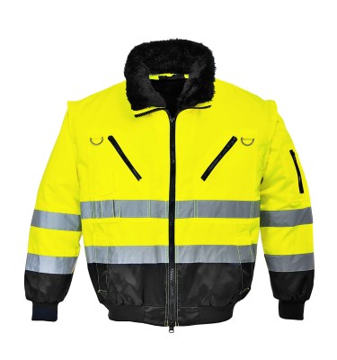 Hi-Vis 3-in-1 Contrast Pilot Jacket