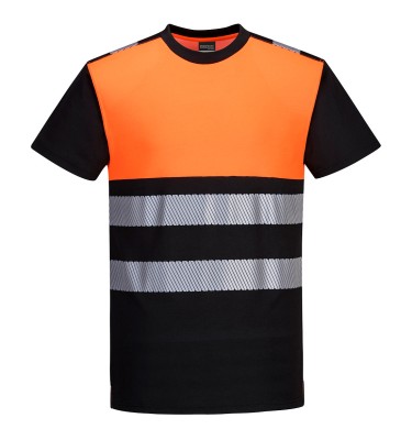 PW3 Hi-Vis Cotton Comfort Class 1 T-Shirt S/S