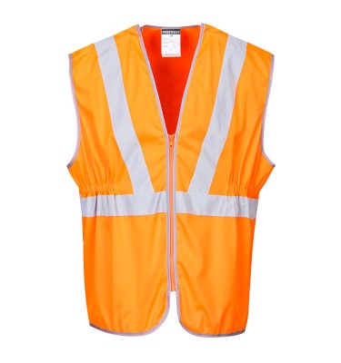 Hi-Vis Zip Long Length Vest