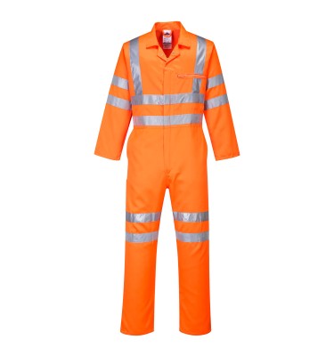 Hi-Vis Polycotton Service Coverall