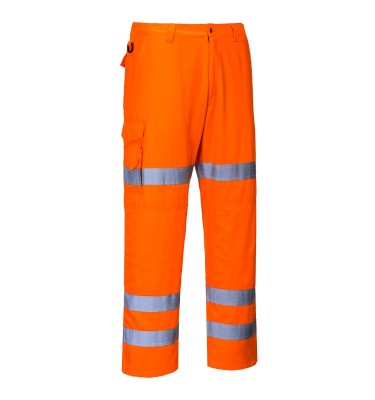 Hi-Vis Three Band Work Trousers