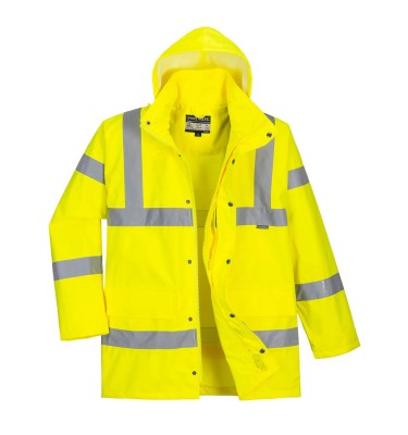 Hi-Vis Breathable Rain Traffic Jacket