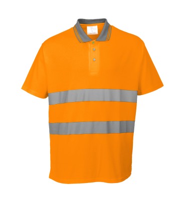 Hi-Vis Cotton Comfort Polo Shirt S/S