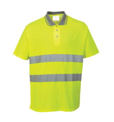 Hi-Vis Cotton Comfort Polo Shirt S/S