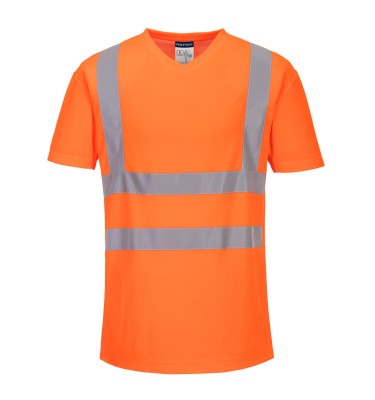 Hi-Vis Cotton Comfort Mesh Insert T-Shirt S/S