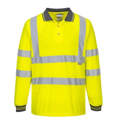 Hi-Vis Polo Shirt L/S