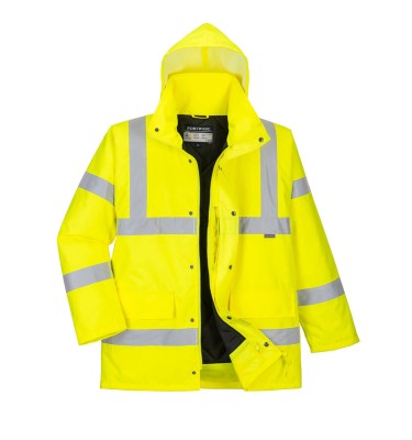 Hi-Vis Breathable Winter Traffic Jacket