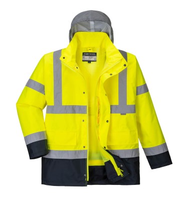 Hi-Vis 4-in-1 Contrast Traffic Jacket