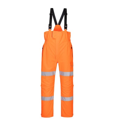 Hi-Vis Extreme Rain Bib and Brace