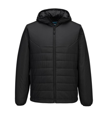 Professional Hooded Insulated Baffle Jacket