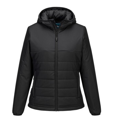 Professional Women's Hooded Insulated Baffle Jacket