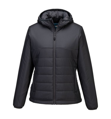 Professional Women's Hooded Insulated Baffle Jacket