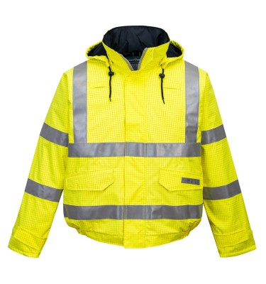Bizflame Rain Hi-Vis FR Winter Bomber Jacket
