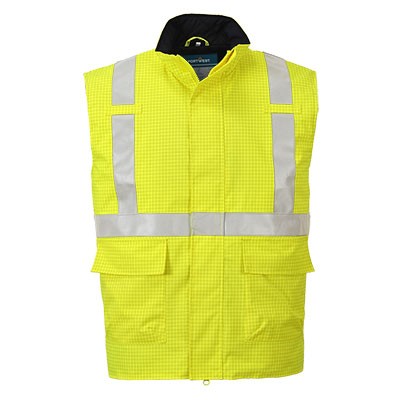 Bizflame Rain Hi-Vis FR Bodywarmer