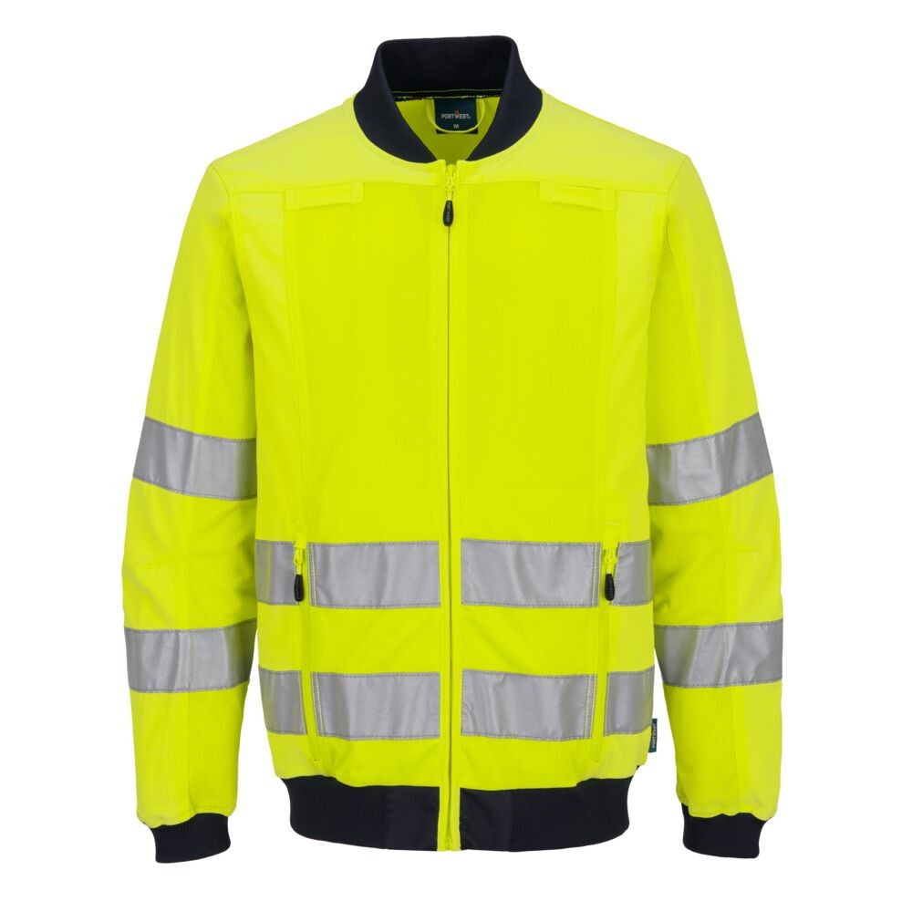 Hi-Vis Mesh Panel Work Jacket