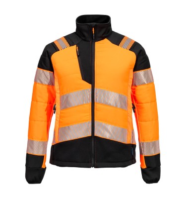 PW3 Hi-Vis Women's Hybrid Baffle Jacket