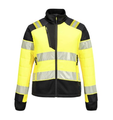 PW3 Hi-Vis Women's Hybrid Baffle Jacket