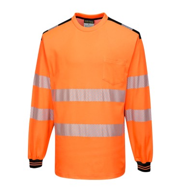 PW3 Hi-Vis Cotton Comfort T-Shirt L/S