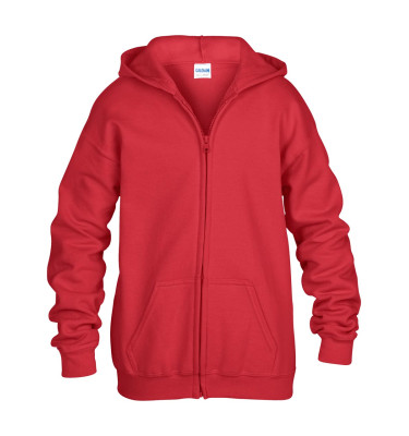 HEAVY BLEND™ YOUTH FULL ZIP HOODED SWEATSHIRT