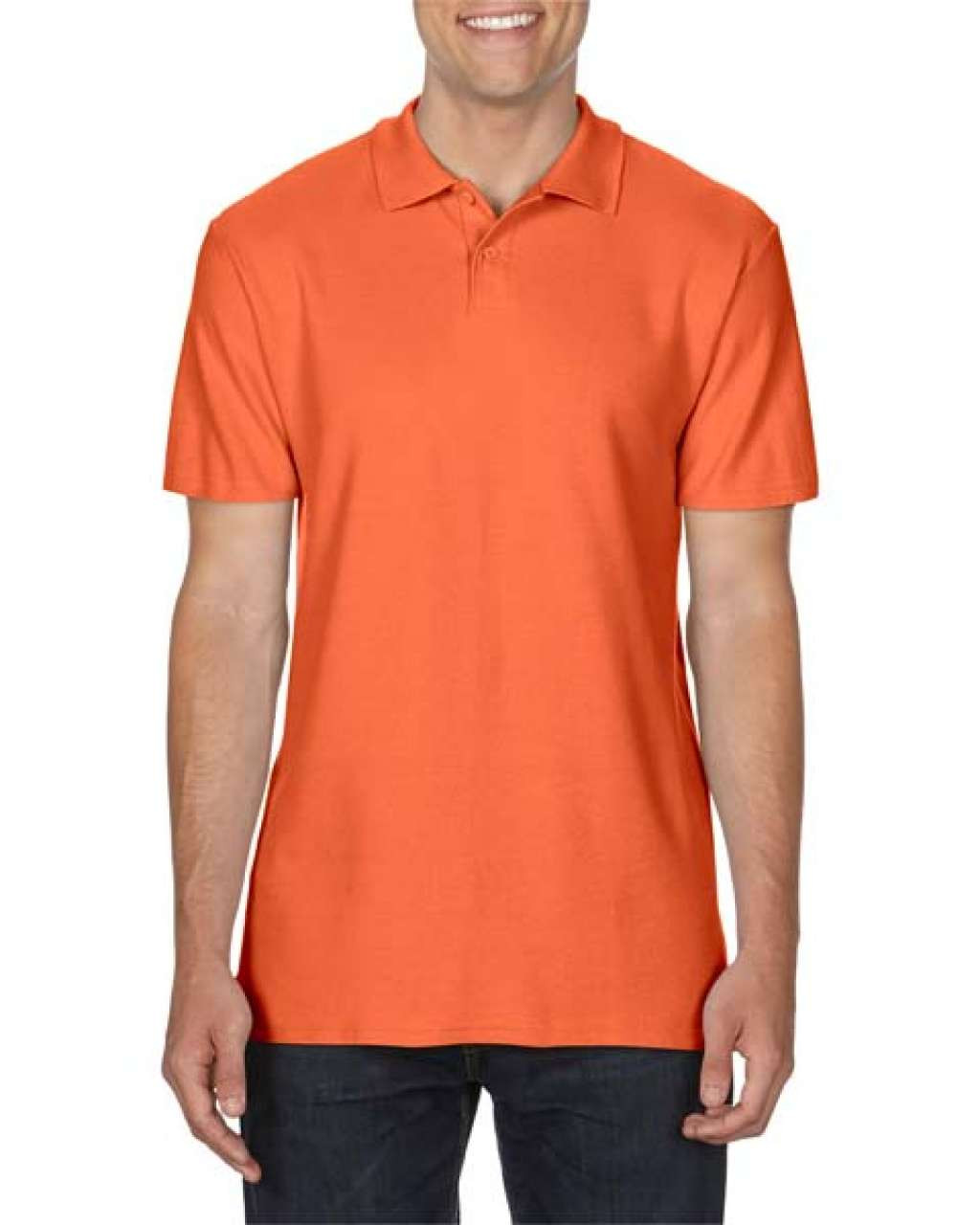 SOFTSTYLE™ ADULT DOUBLE PIQUÉ POLO