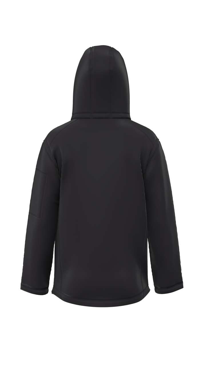 MEN’S 3-LAYER DETACHABLE HOODED SOFTSHELL JACKET