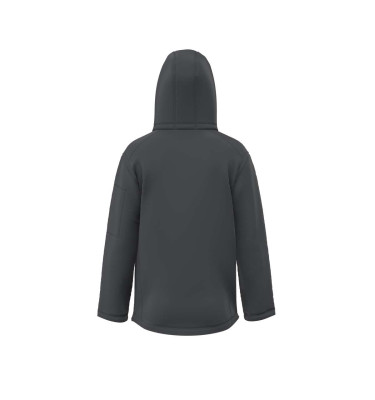 MEN’S 3-LAYER DETACHABLE HOODED SOFTSHELL JACKET